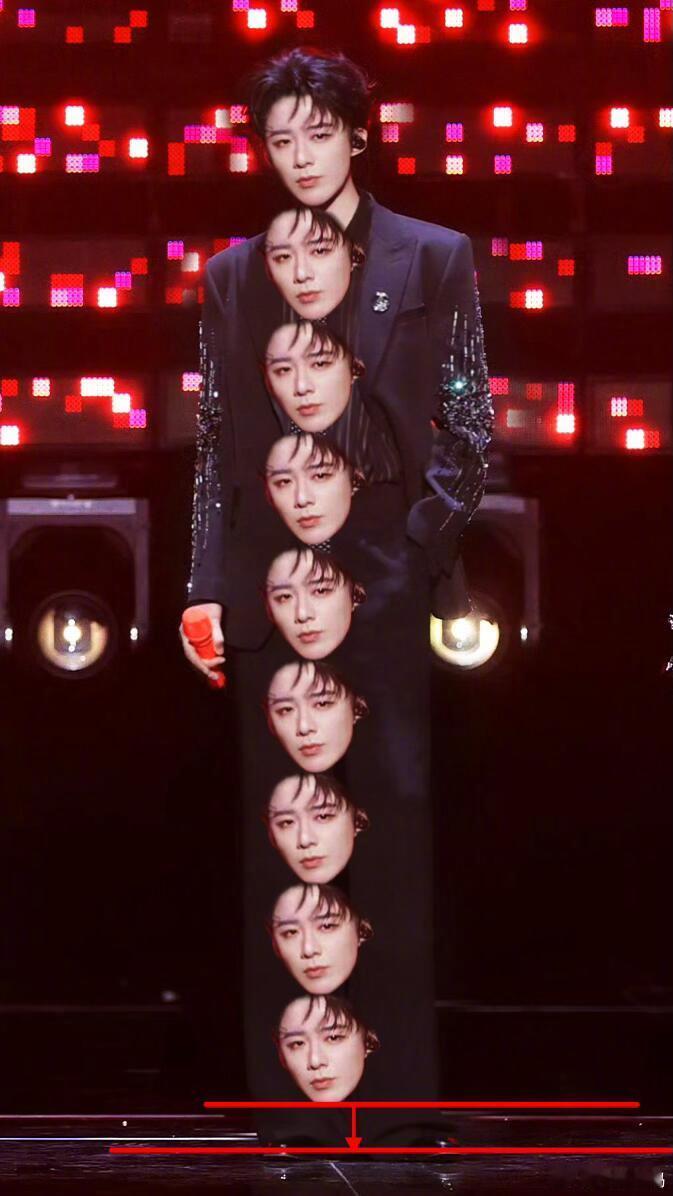 刘宇宁，好直观的九头身比例🙉 