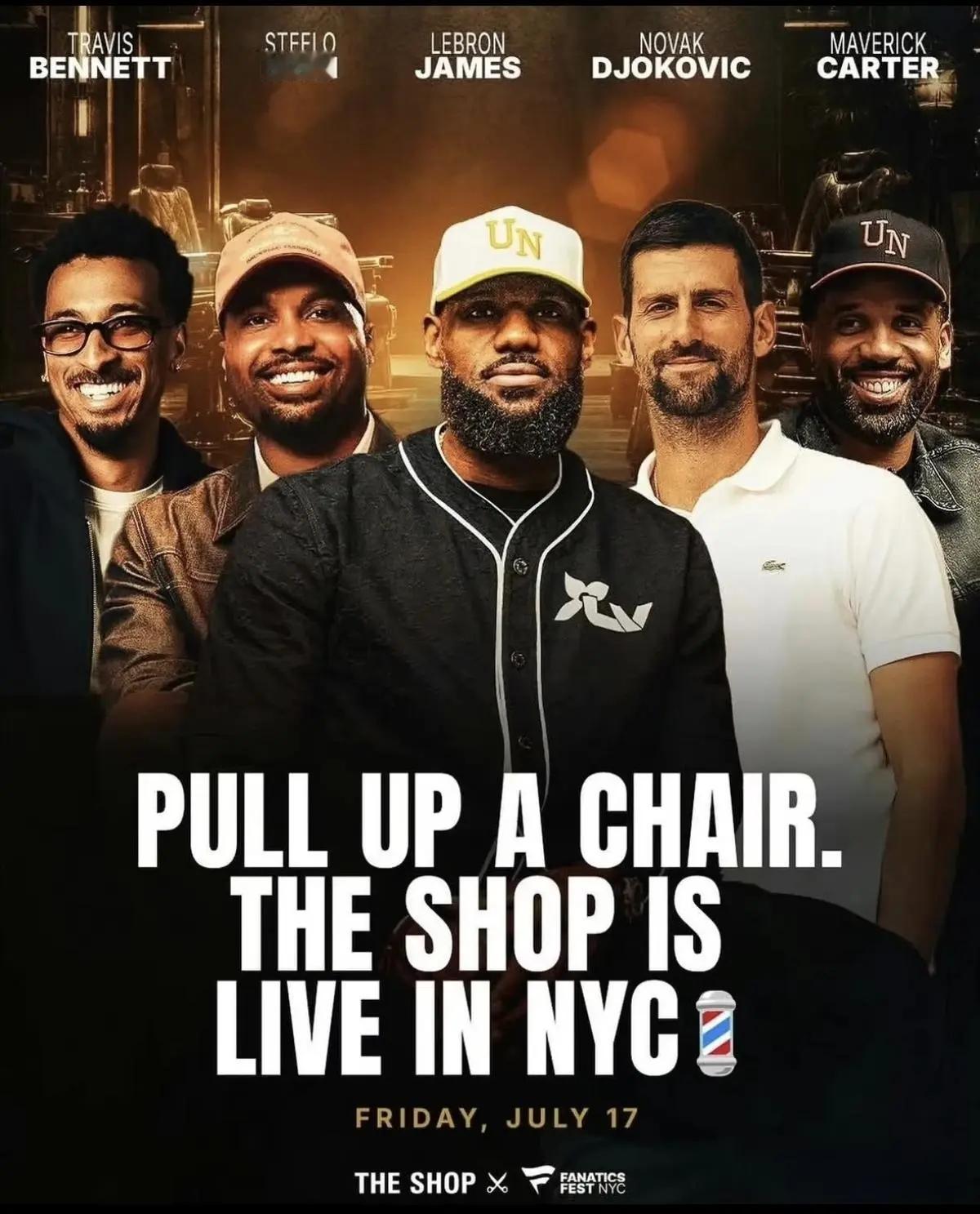 ➡到时候再给你来一个广告这你受得了吗？ESPN:詹姆斯将于7月17日纽约在直播节