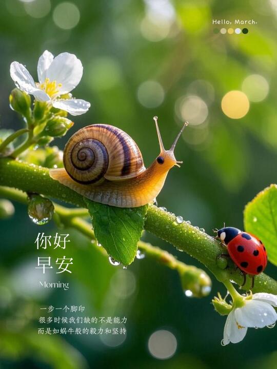 你好早安｜早安日签｜海报设计｜早安心语