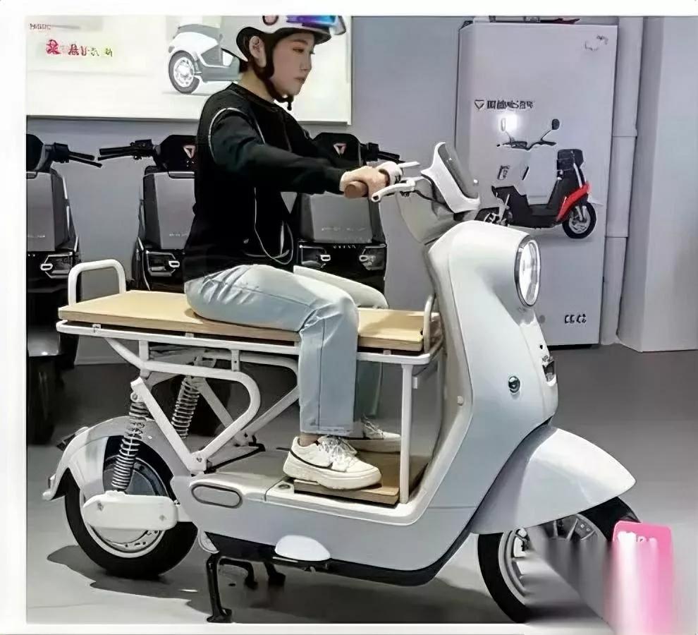 新国标刚落地！网友神改装

孩子坐哪儿？看这操作

新国标电动车规定一出，本以为