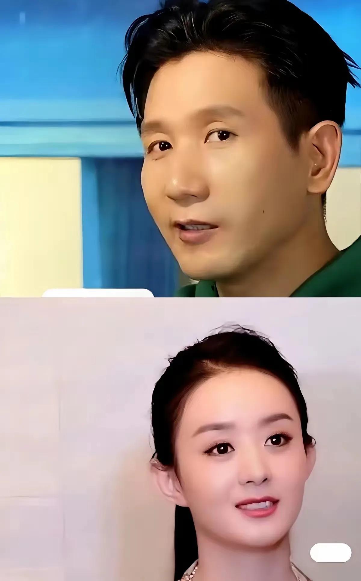 闺蜜说赵丽颖眼光真不行，赵导演面相看着不舒服，虽然两个人有夫妻相，但是女人太单纯