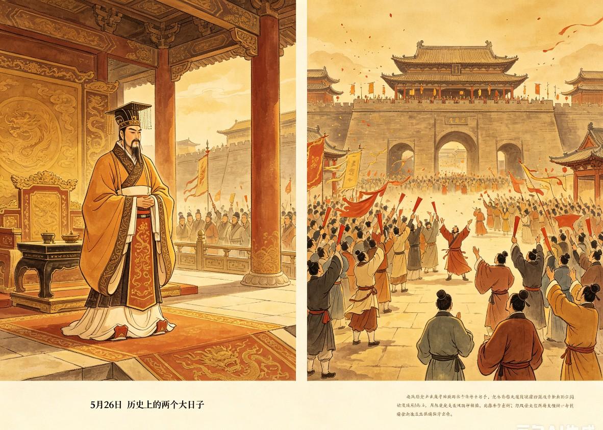 【5月26日：两个“大日子”，一个让人改口，一个让人松口气】

今天翻历史，发现