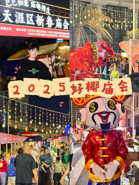 三亚新春必逛庙会🔥 这“椰”太有趣啦🌴