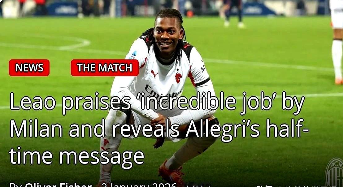 莱奥王者归来，米兰新年直接登顶！

2026开年就去撒丁岛踢硬仗，米兰上半场被压