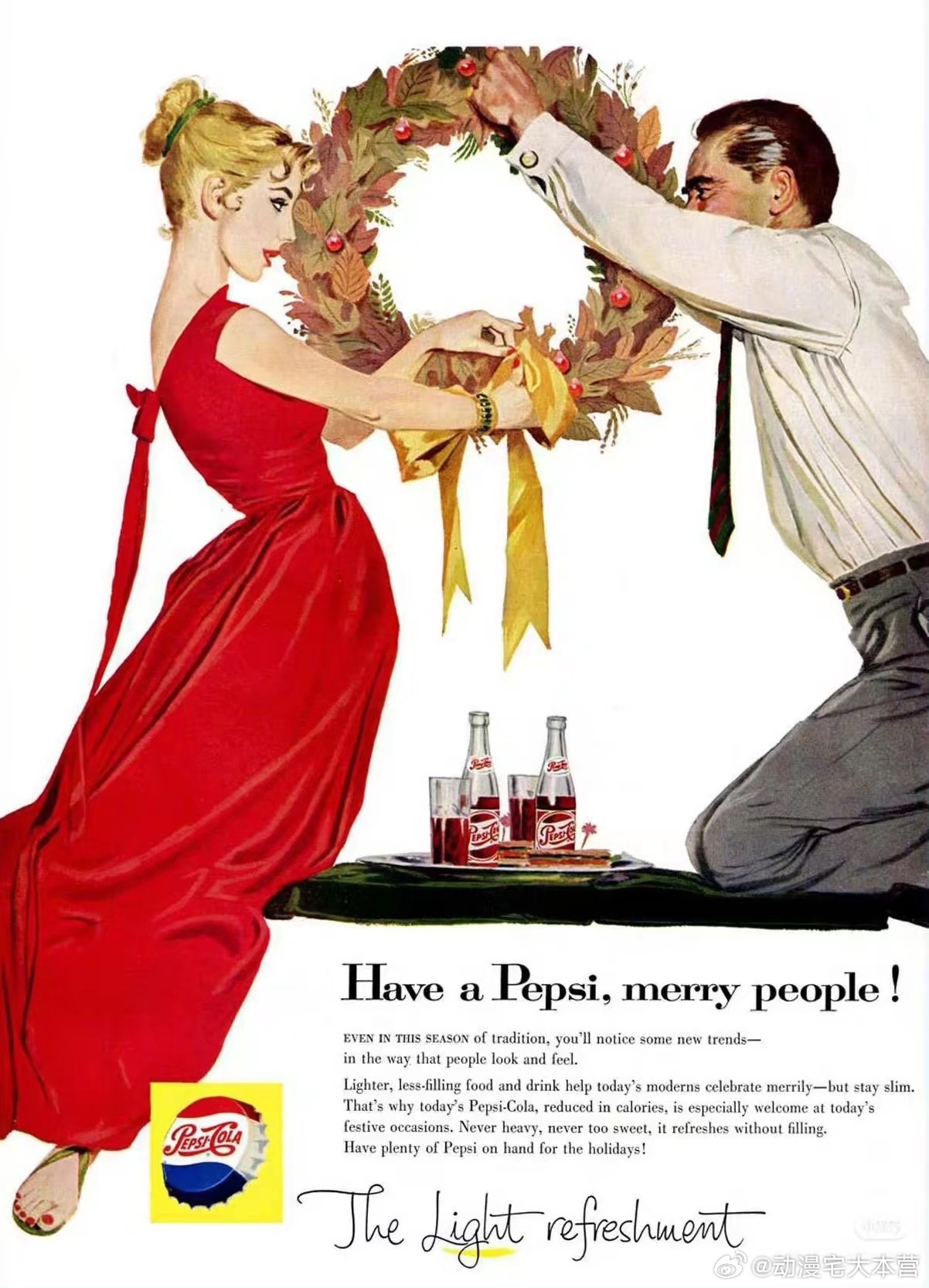 一些很有年代感的可乐广告 