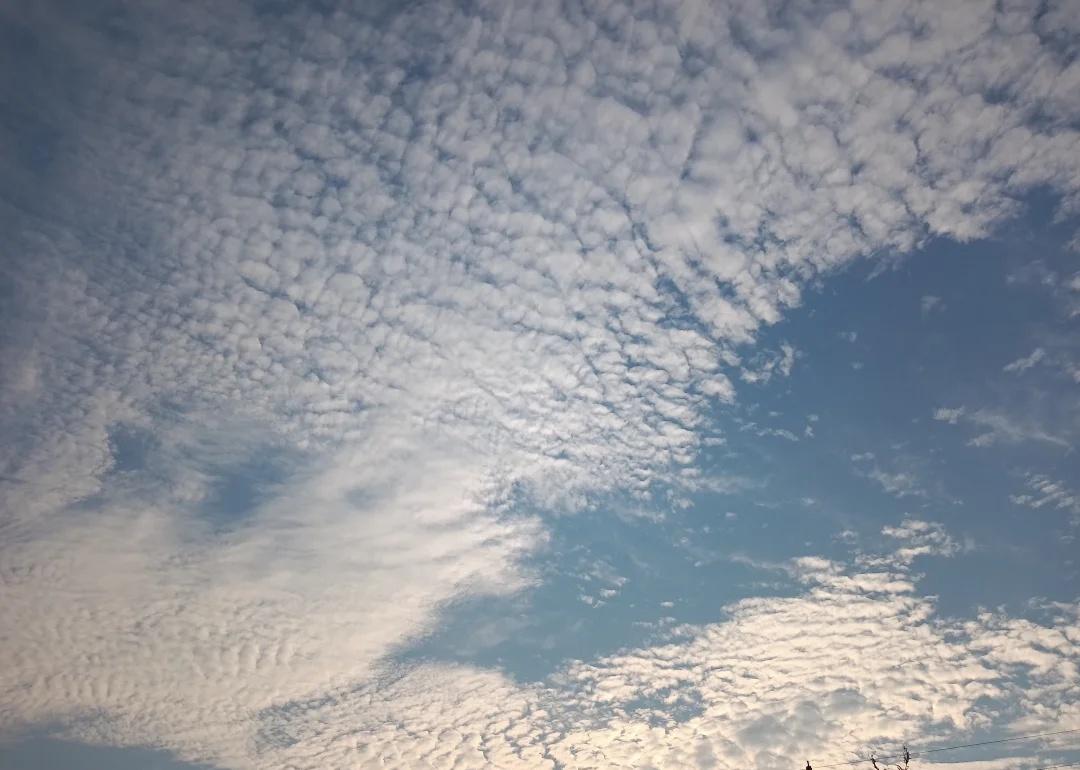 早晨的天空。