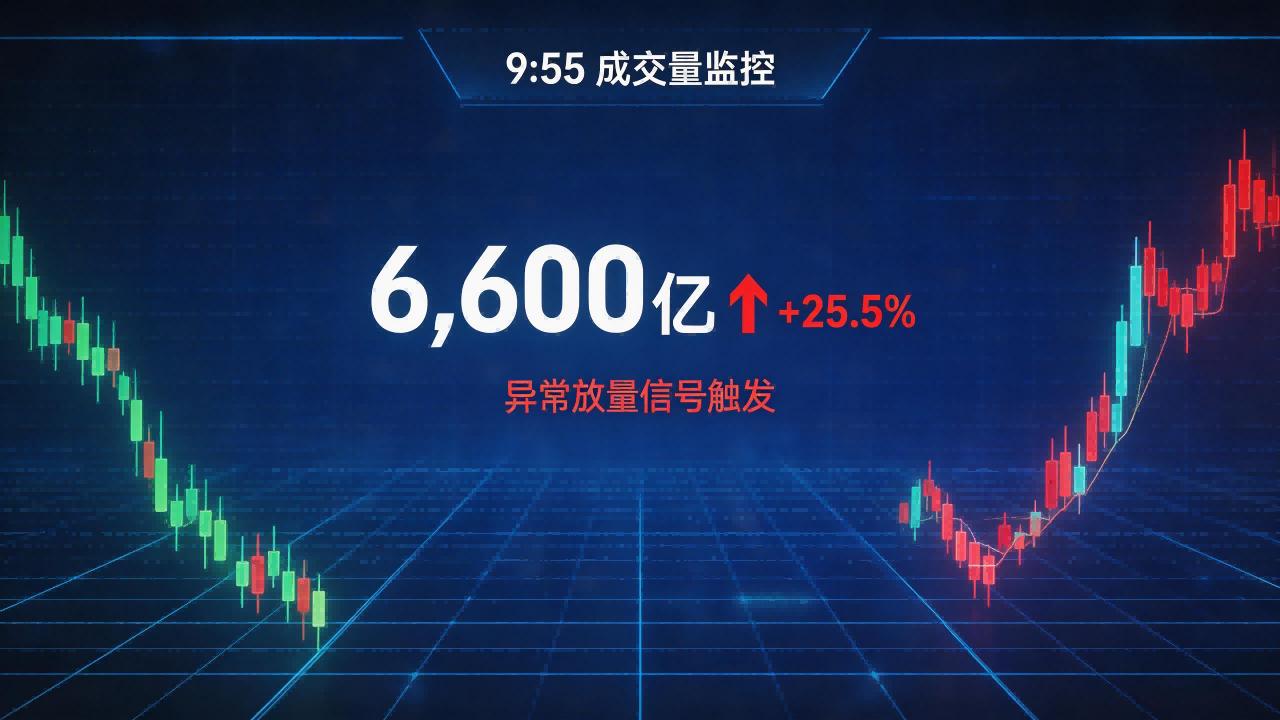 今天开盘半小时，AI给我发了一条推送：放量了，抄底！

先留下一个时间戳：202