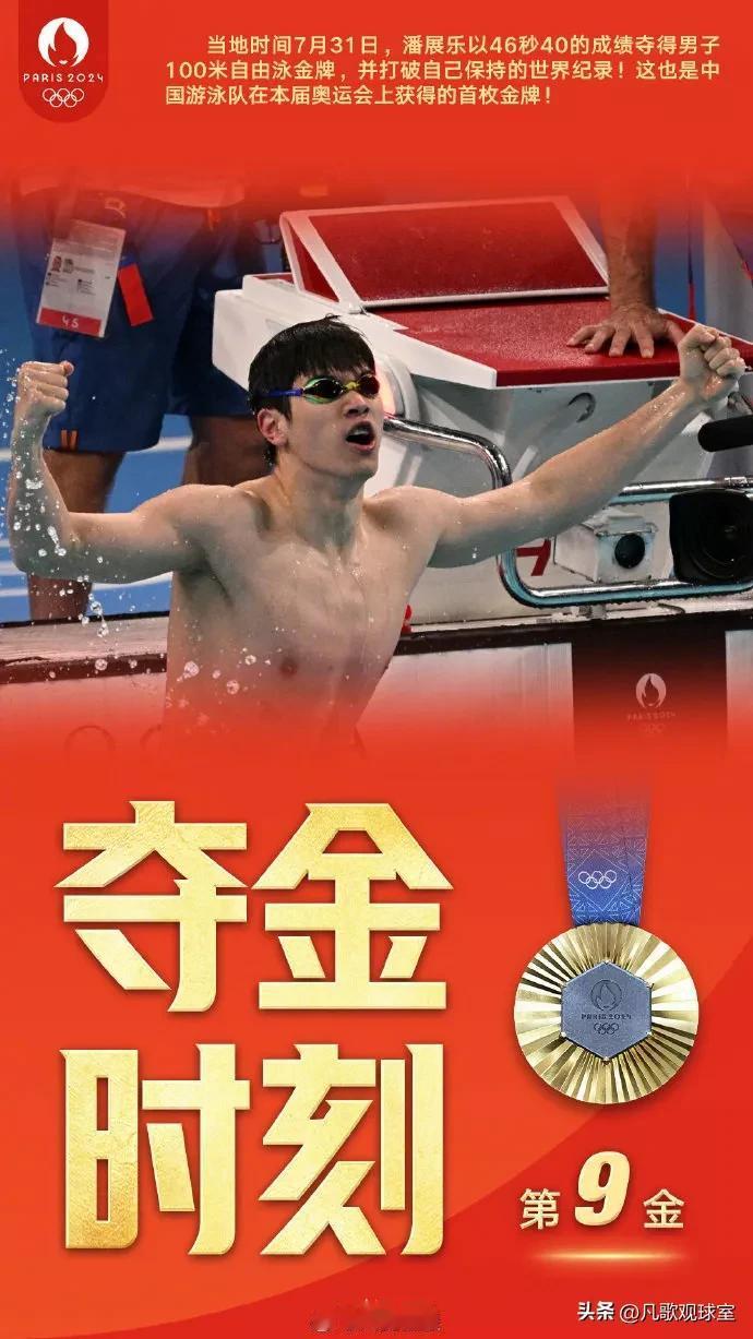 强烈推荐！潘展乐和郑钦文担任巴黎奥运会闭幕式中国代表团旗手。
毫无疑问，打破男子