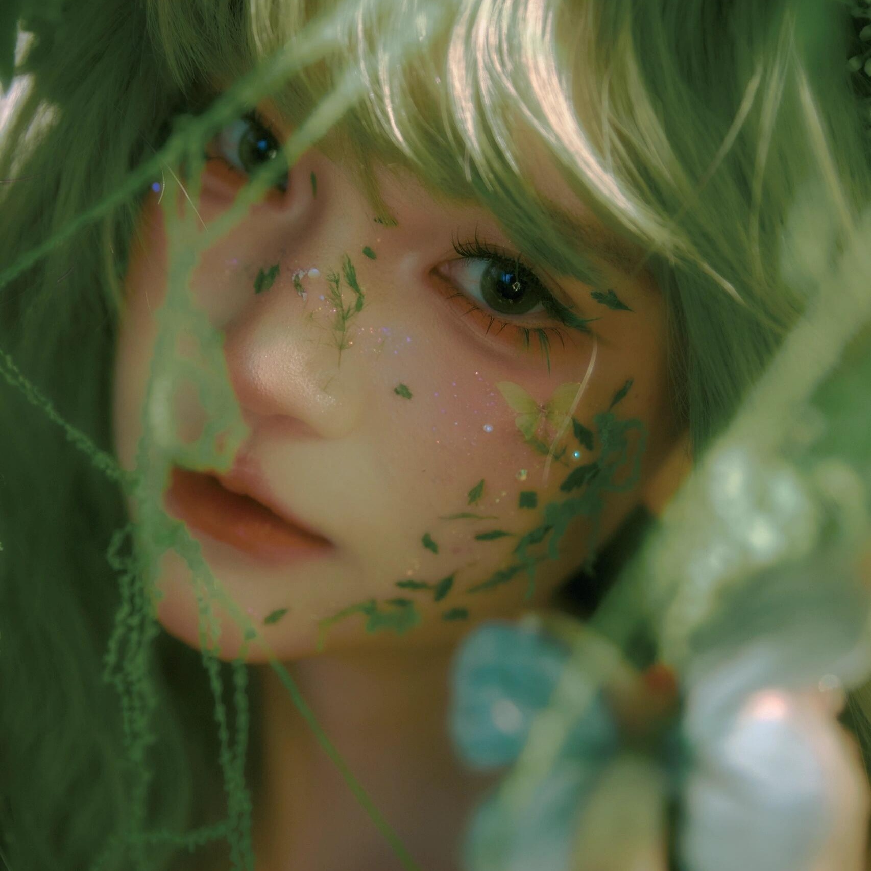 绿色系女头｜女生头像｜恋你眸中深藏的绿💚 