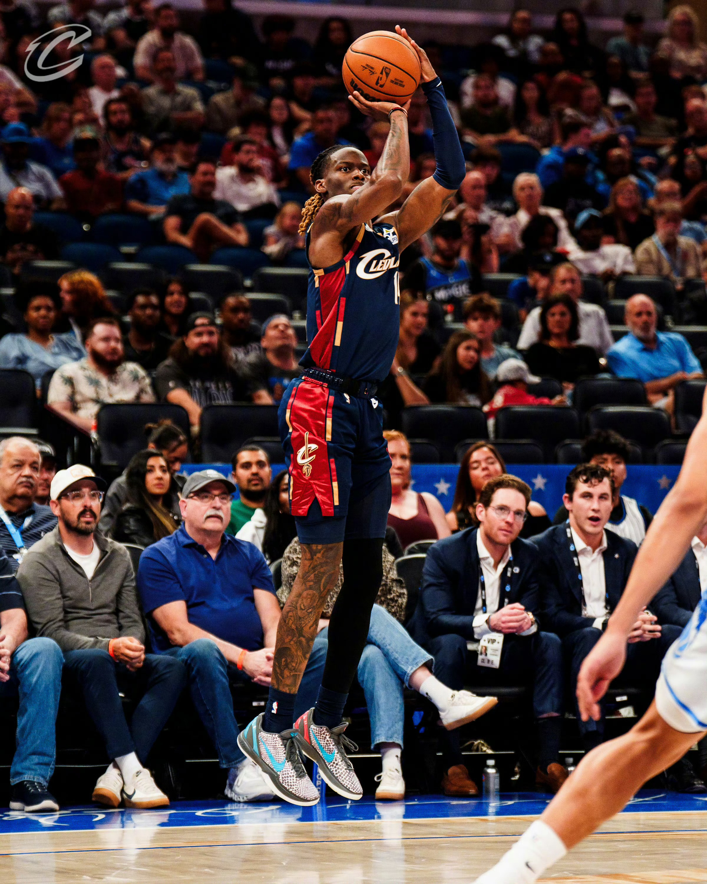 我们的顶级3D球员——埃利斯！今天投进5记三分🔥🏀骑士克利夫兰骑士骑士vs魔