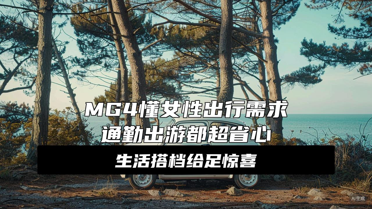 我的出行“搭子”全新MG4：颜值与实力并存，惊喜超预期
炸裂！女生买车终于不用在