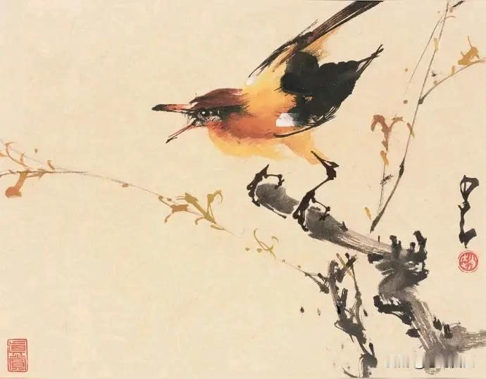 《岭南画派之精彩》
 
岭南画派，艺苑奇葩。折衷中西，融合古今。色彩鲜艳，笔墨酣