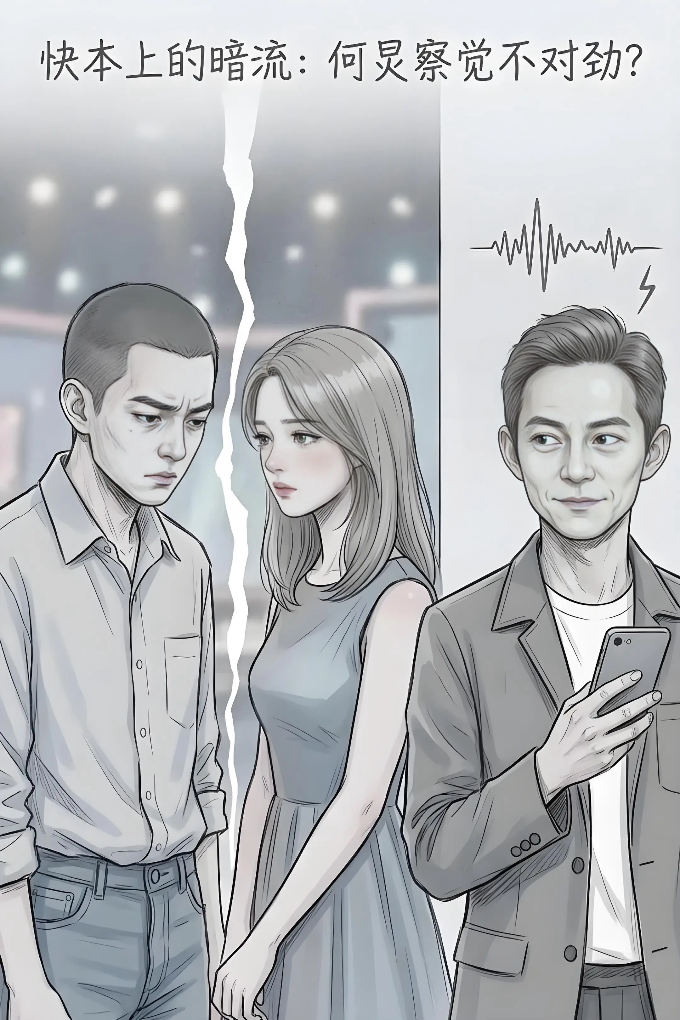 文章姚笛上快本不敢对视，何炅发现不对劲，赶紧打电话暗示马伊琍