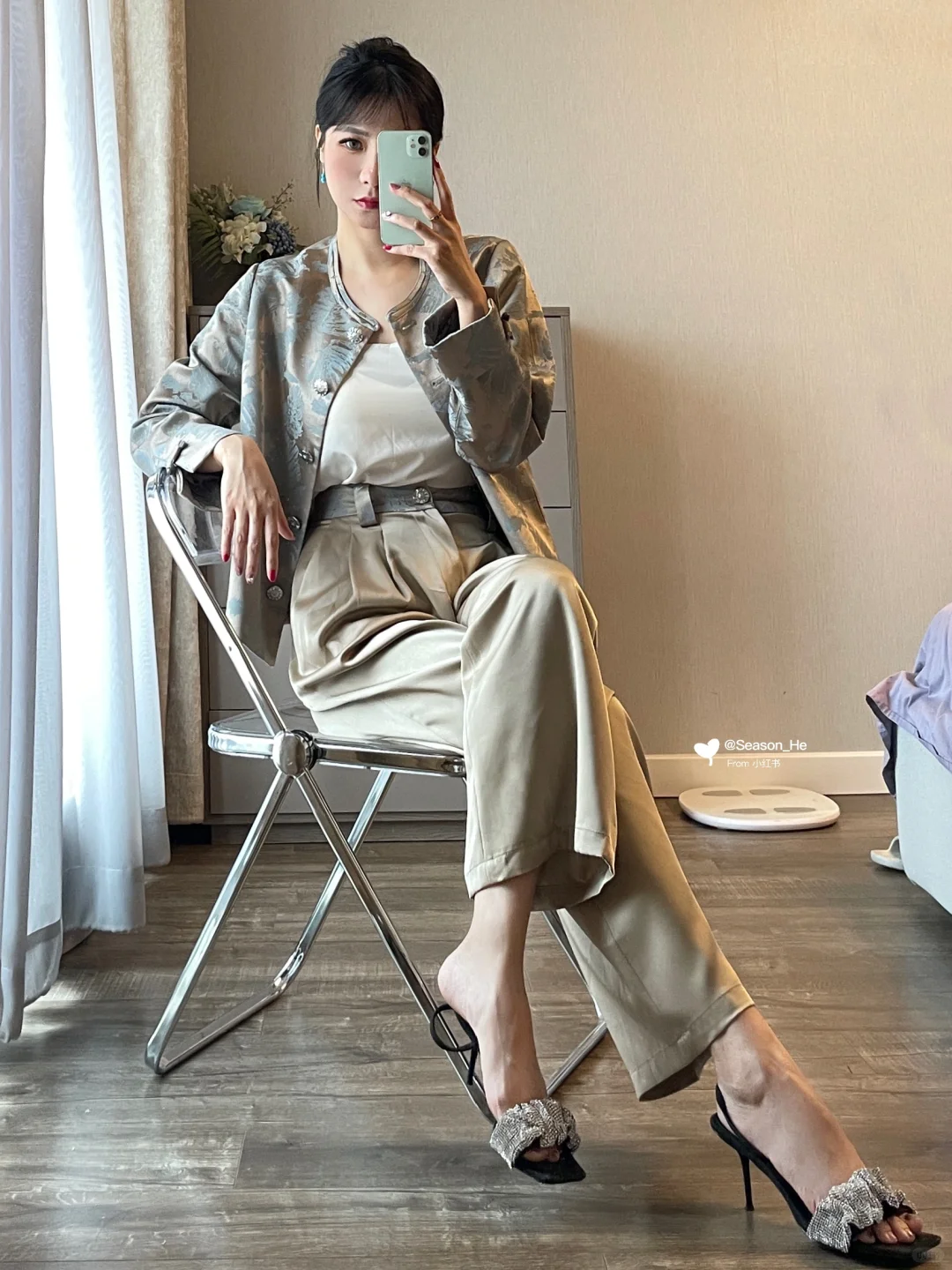 168/108斤 新中式穿搭 今天是氛围感姐姐