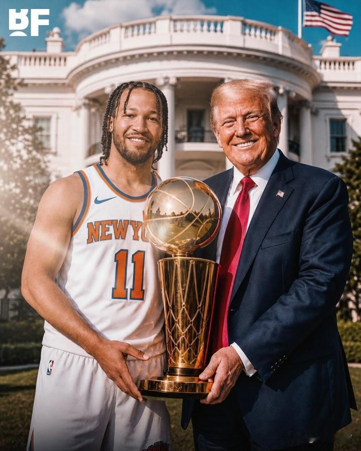 给面子！尼克斯是首支在特朗普当总统时到访白宫的NBA总冠军球队
据此前报道，尼克