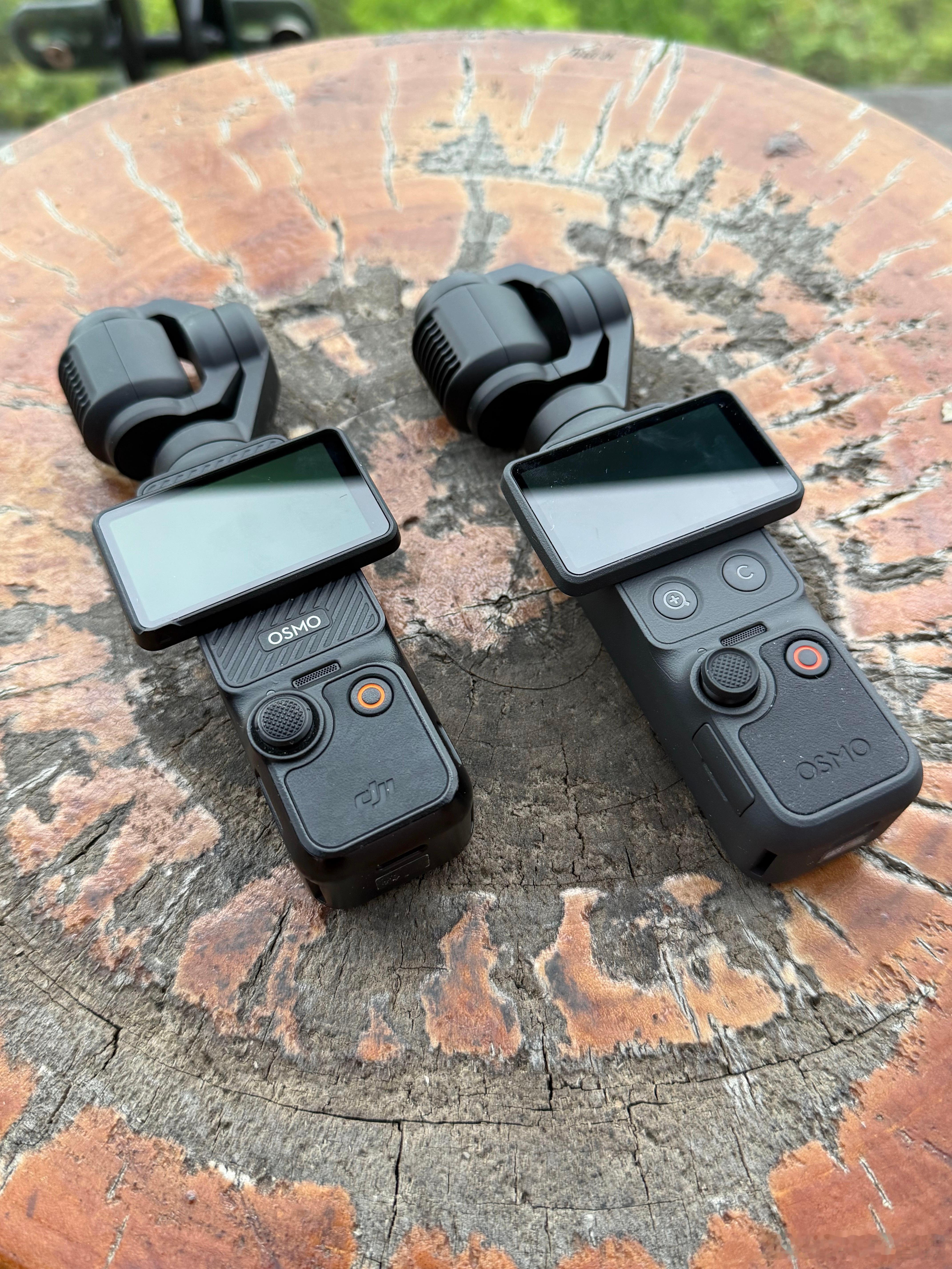 pocket3，4对比图来咯，详细使用对比马上就来！大疆pocket4