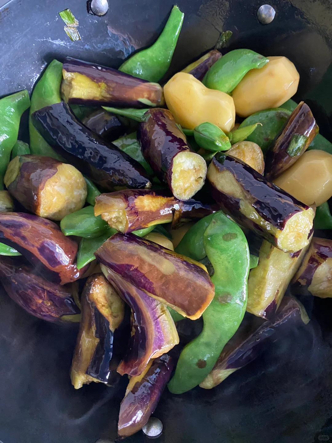 炖豆角茄子🍆土豆🥔