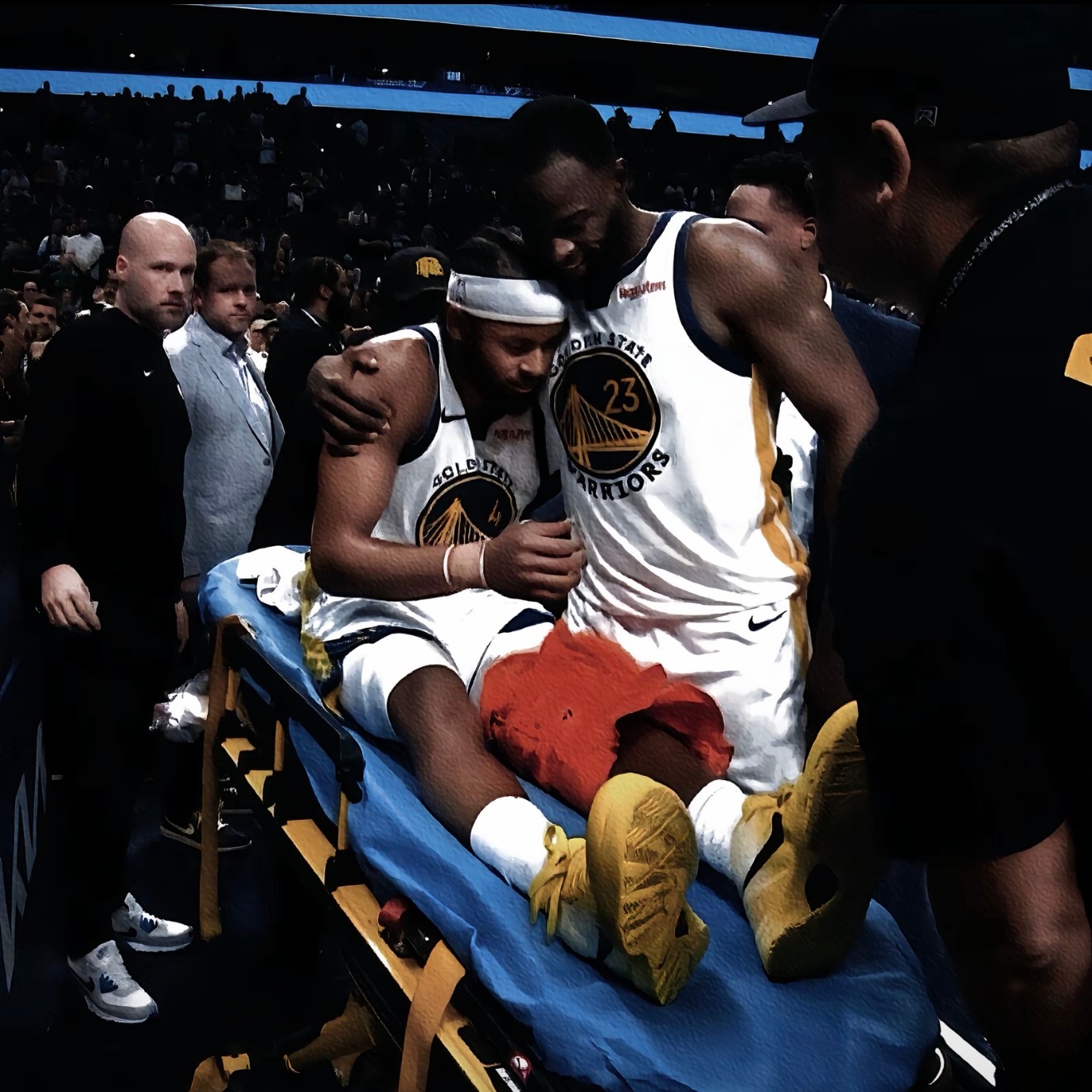 穆迪的受伤，是给勇士被伤病毁掉的这赛季的又一次沉痛打击。过去很长一段时间，由于有