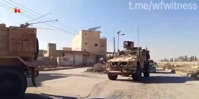 今天，美国军事代表团抵达了阿勒颇省的代尔-哈菲尔，随行人员包括“叙利亚民主军”和