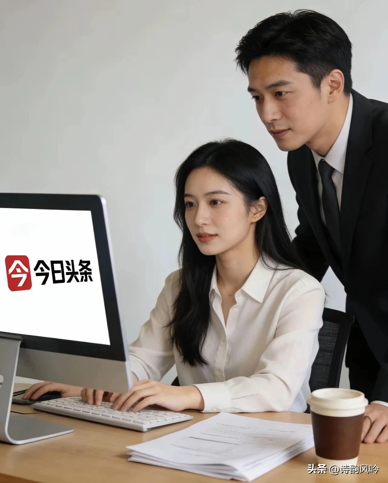 频前条友常会面，
老板来了没发现。
津津乐道在聊天，
对方原来是老板？