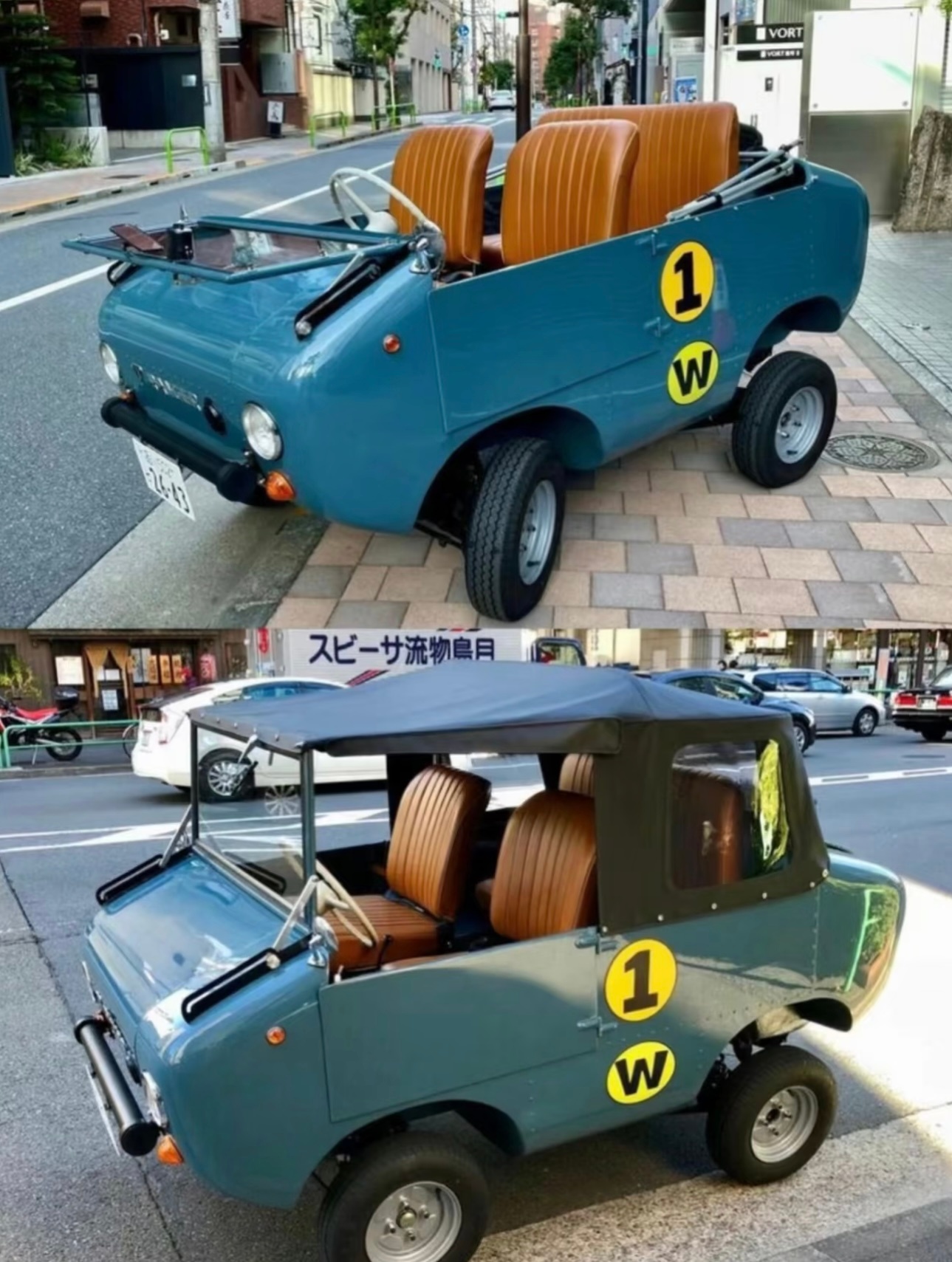 1966年法拉利Ferves，小可爱的迷你越野车，后置双缸风冷汽油机，18马力。