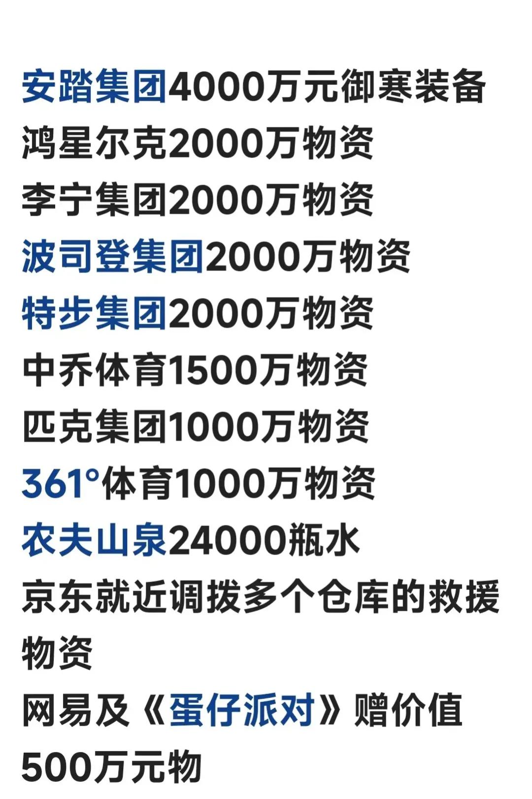 这么多企业捐赠甘肃地震灾区，大量物资为灾区抗震救灾发挥重要作用。对此我认为捐赠物