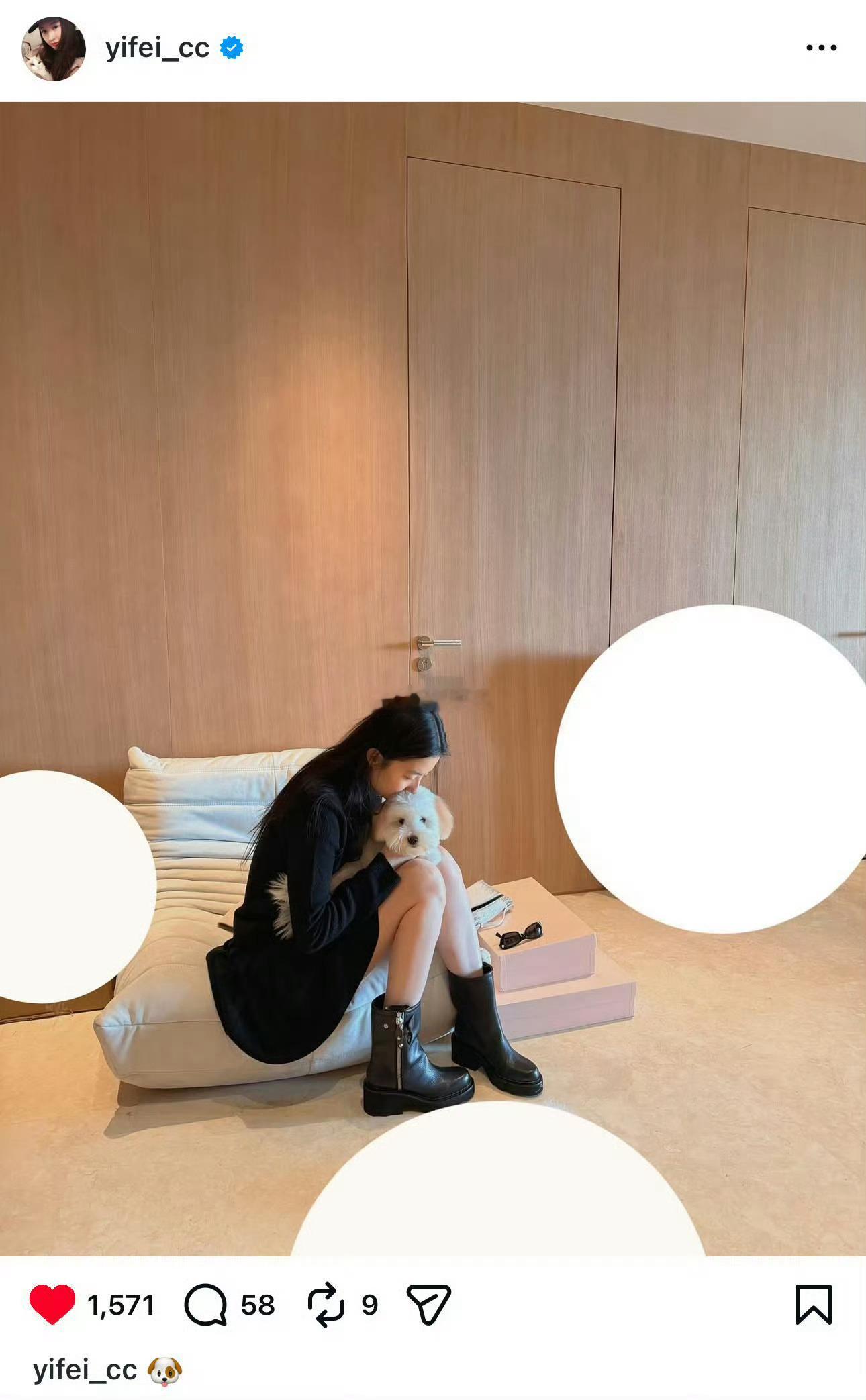 从未想过刘亦菲的打码方式如此特别，乍一看还以为是白球灯呢！右边那个甚至带着自然的