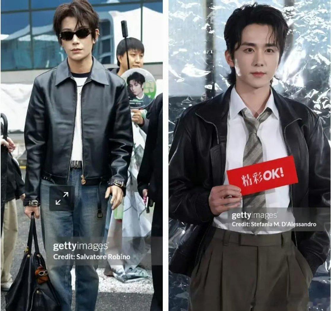 张新成、丁禹兮，《南部档案》两位一番男主米兰时装周G社生图，谁的表现力比较🉑？