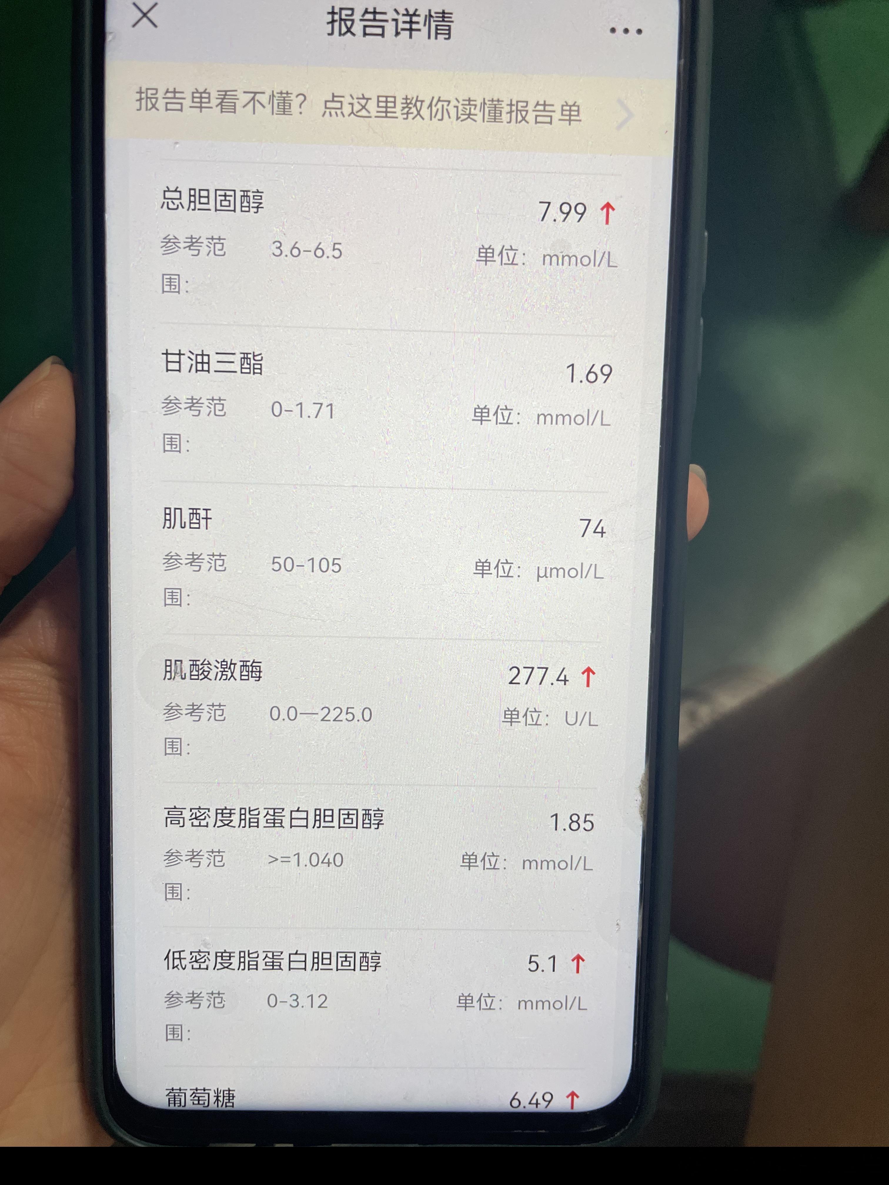 #肺结节##高血脂##体检解读# 今天接到一个咨询，是女儿给母亲咨询的，关于肺结
