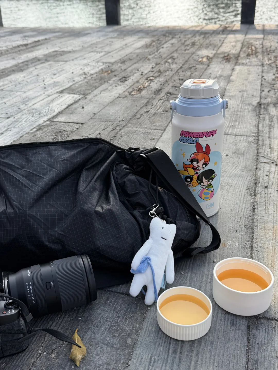 过年前去公园逛逛