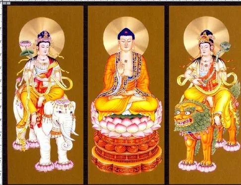 华严三圣就是释迦三尊，他们是哪三尊呢？


华严三圣，即华严经所指华藏世界之三位