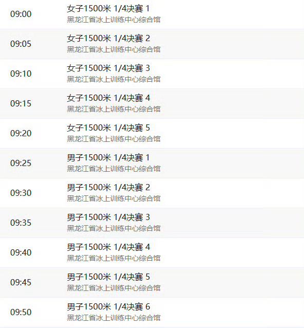 亚冬会短道速滑今日开赛  哈尔滨亚冬会今日迎来最受关注的项目，短道速滑激情开赛0