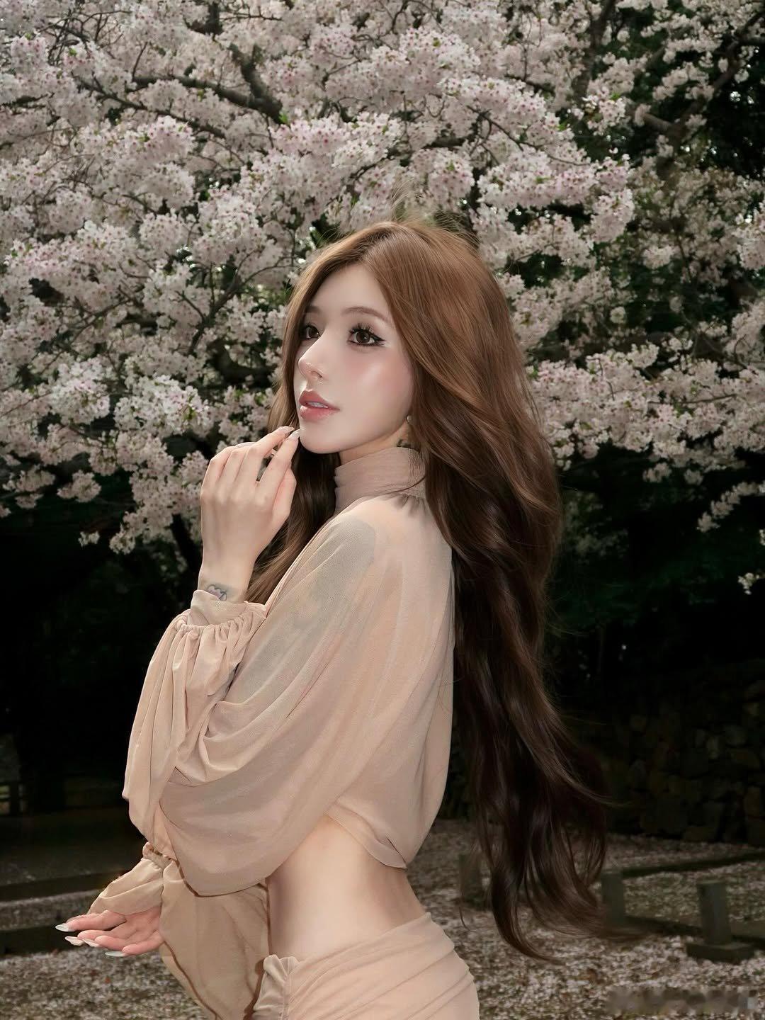 樱花树下 