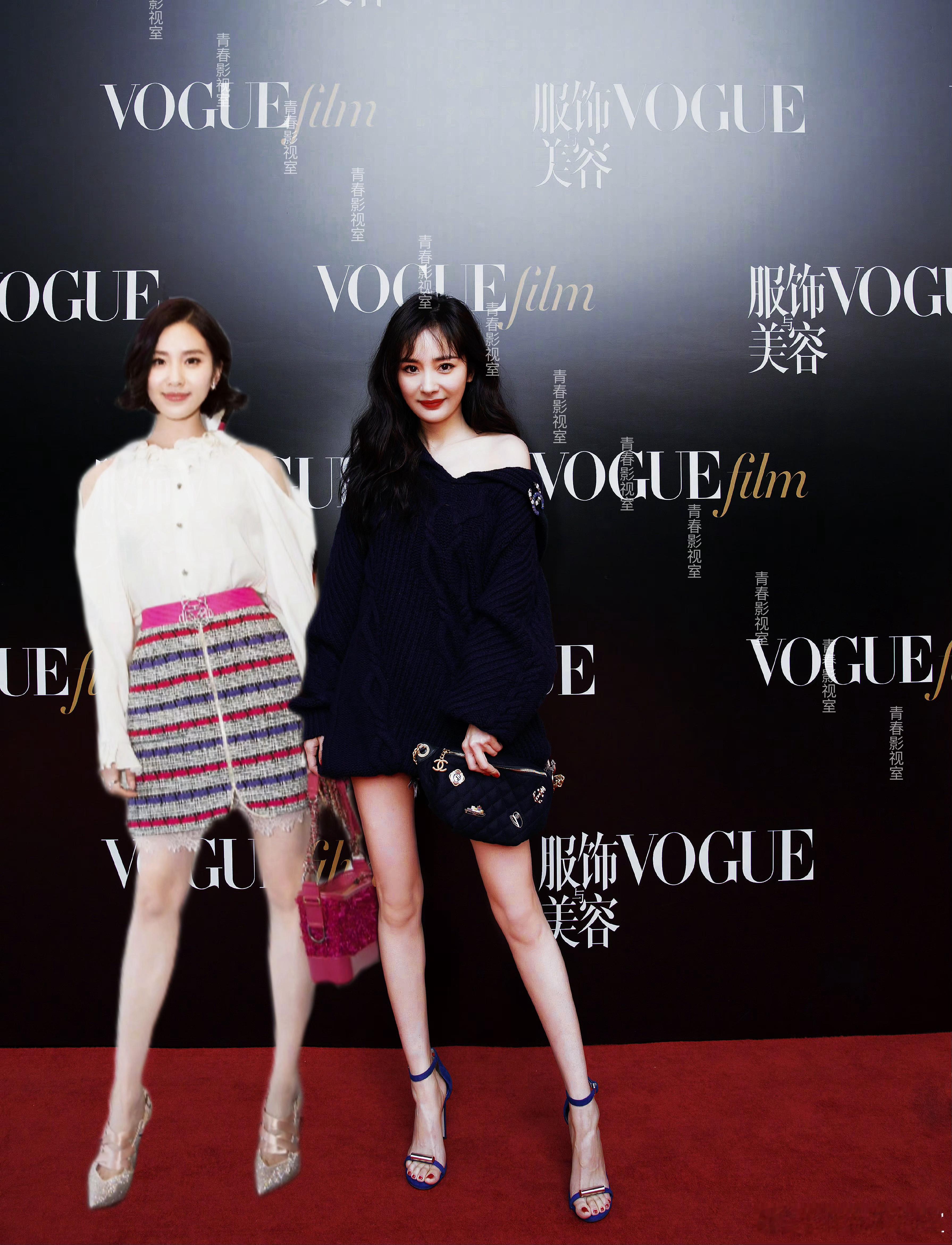 杨幂 刘诗诗 影迷请和好 一起合体登上VOGUE封面 ​​​