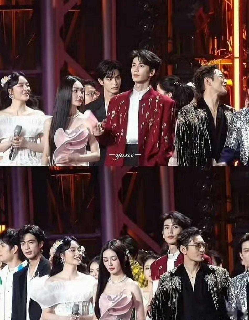 张凌赫、宋威龙 两大帅哥的同框，你一眼看到谁👀 