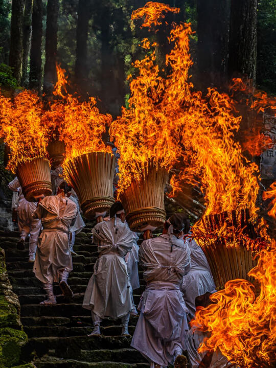 关西小众游｜那智火祭，今年7月甭再错过啦