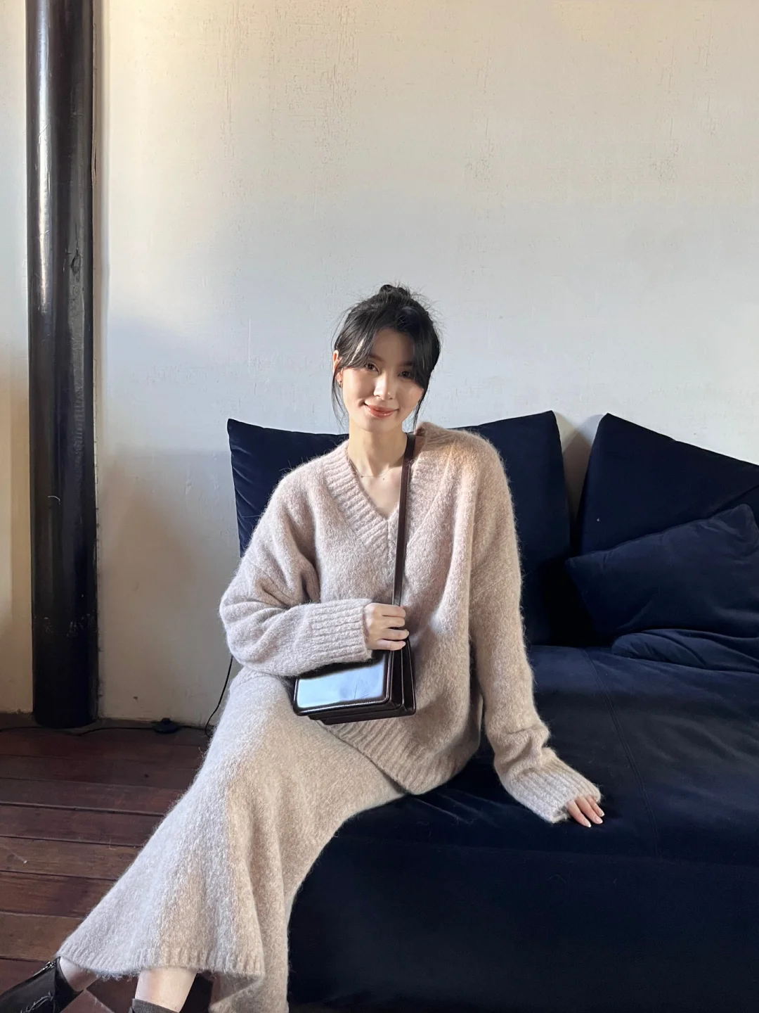 慵懒朦胧的毛衣，氛围感吼绝！