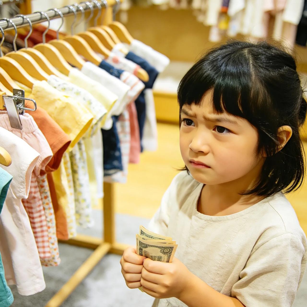 谁看了不心软！6岁姐姐攒钱给妹妹买衣服，老板直接免单也太暖了吧！

① 小姐姐攥