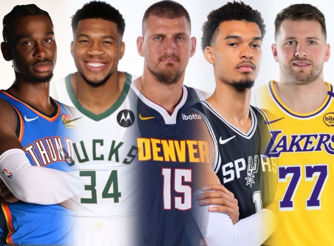 🚨NBA MVP排名🚨1. SGA ⚡️2. Giannis 🦌 3. J