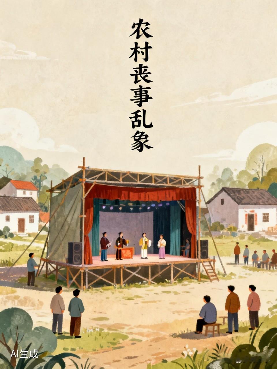 太不像话了，农村办丧事竟然兴起跳脱衣舞。在生不孝，死了大讲排场和所谓的热闹，专门