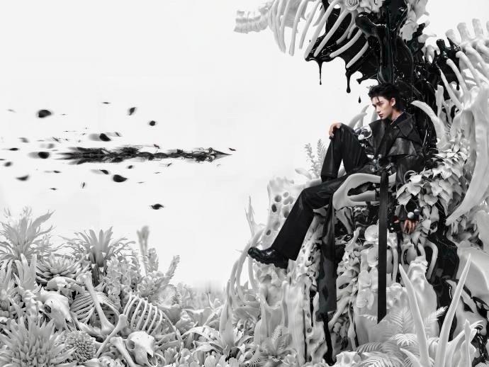 丁程鑫新歌人造神造型丁程鑫人造神概念照丁程鑫新歌人造神造型，丁程鑫人造神概念照，