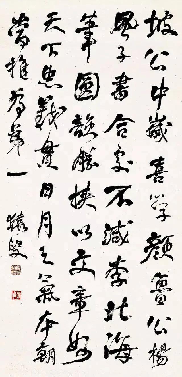 崔寒柏评价何绍基：字好！用笔好！但是没有走出自己的字形！还在颜体里面走不出来！启