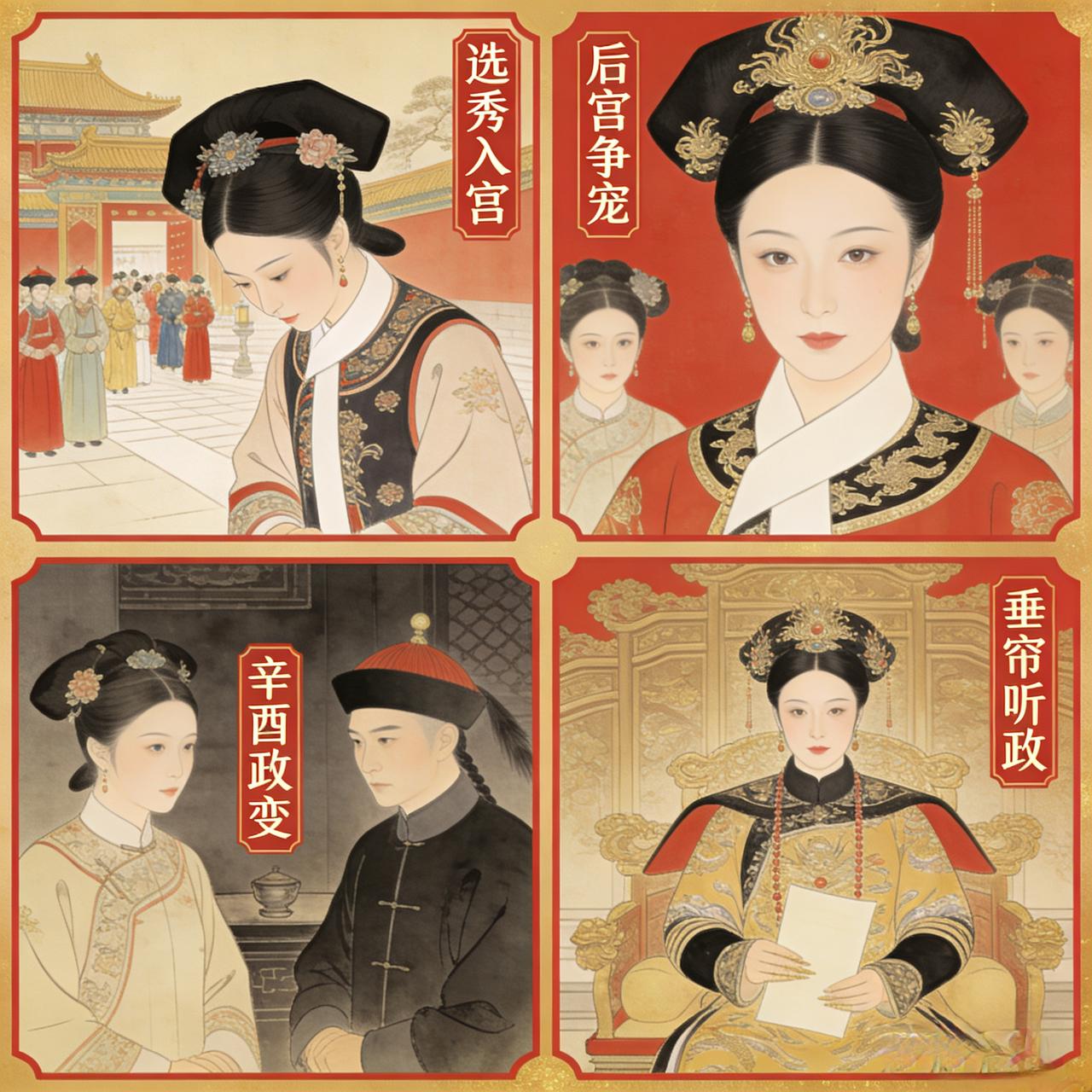 第44章 驾崩（下）

她恨这个男人。恨他丢下她们母子，恨他不信她，恨他把载淳托