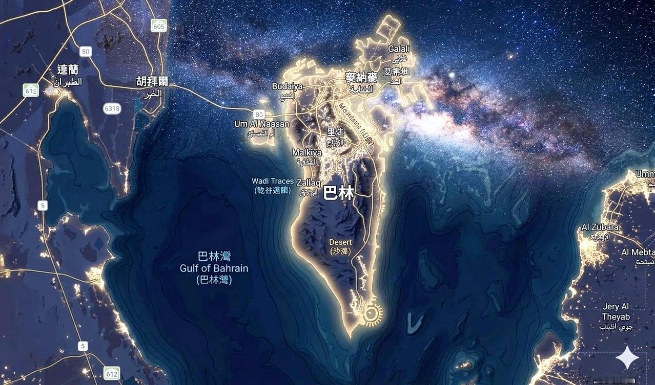 中东-巴林王国：“资源小国、金融强国、战略要地、外交巧手”
它位于波斯湾西南部；