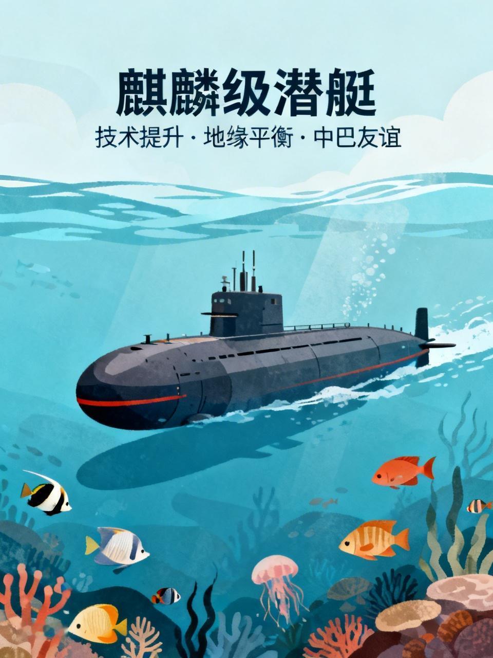 巴基斯坦获麒麟级潜艇意义重大。从地缘政治看，印巴存在竞争，印度体量大，潜艇能增强