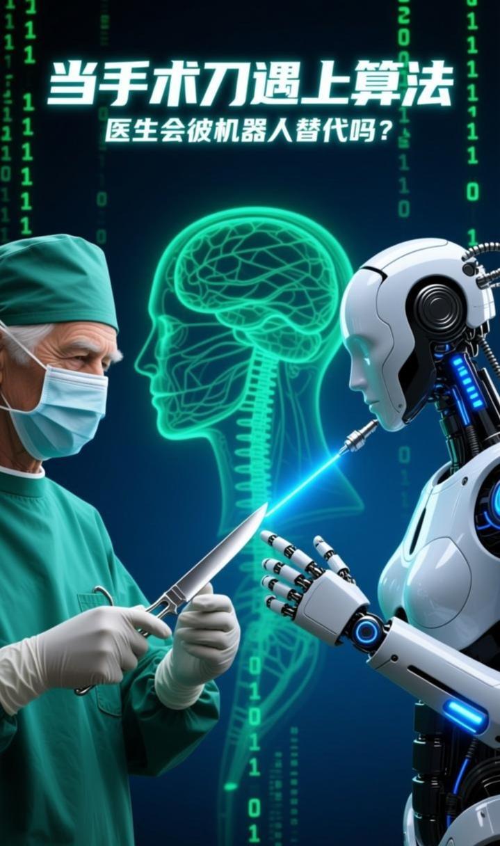 当手术刀遇上算法：医生会被机器人替代吗？

随着人工智能和精密制造技术的爆发，医