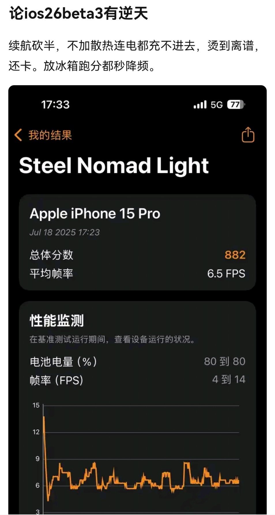 iOS26真这么夸张？手里的Phone16Pro一直没敢升级。 ​​​
