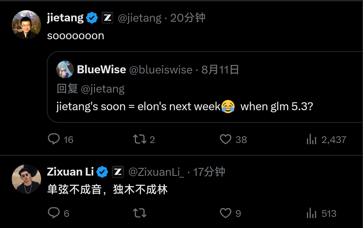 接下来就是蹲GLM5.3了 
