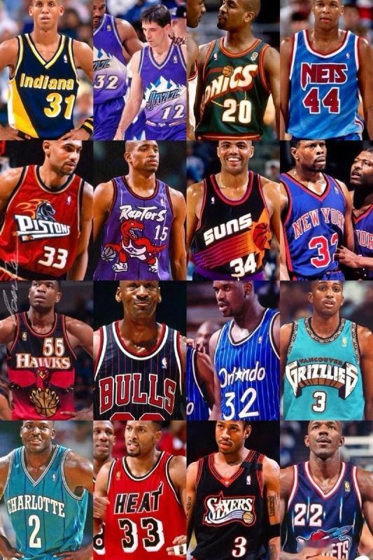 90年代的NBA球衣，有一种别样的味道nba超季划我的观赛搭子 ​​​