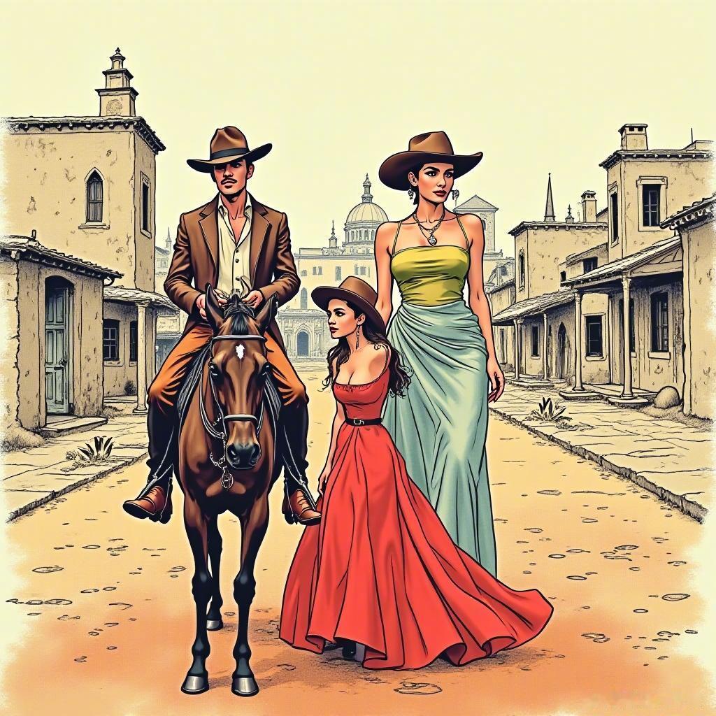 复古的魅力，艺术的气息，愿你在每一天都能遇见美好！ 艺术   复古漫画 （本内容